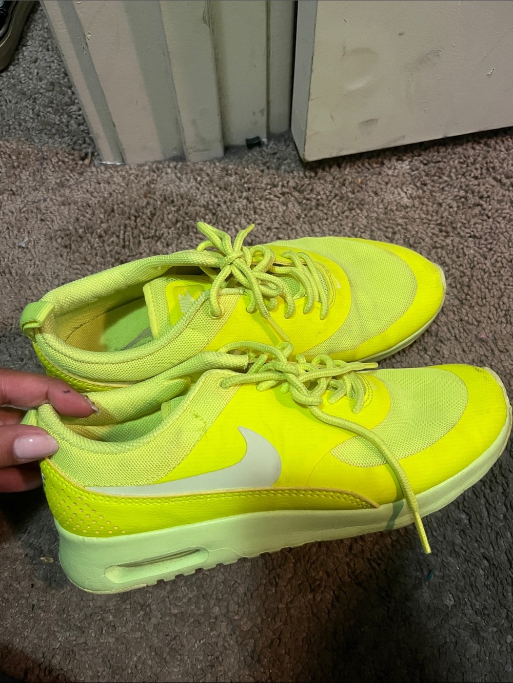 Nike Neon Yellow Lightweight Running Sneakers
